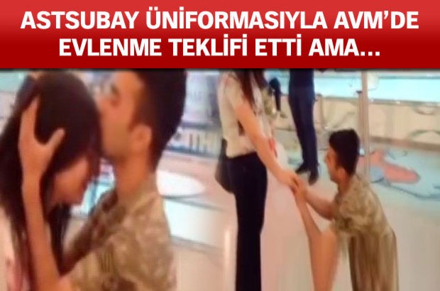 Astsubay Üniformasıyla Avm'de Evlenme Teklifi Etti ! Ama.. Böyle Dolandırıcı Görülmedi Yok Artık..