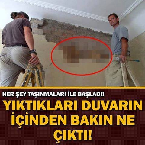 HER ŞEY TAŞINMALARI İLE BAŞLADI! YIKTIKLARI DUVARIN İÇİNDEN BAKIN NE ÇIKTI!