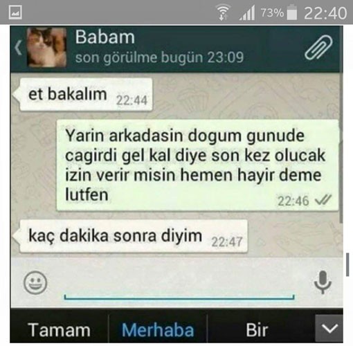 Ebeveynlere whatsapp yasaklanmalı dedirten diyaloglar!