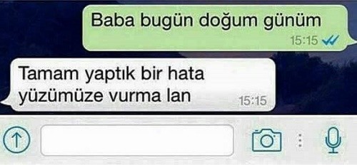 Ebeveynlerin whatsapp ile imtihanı