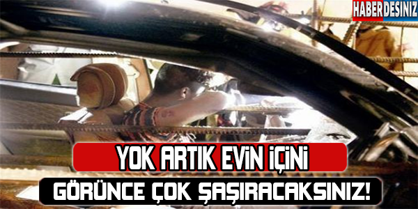 EVİN İÇİNİ GÖRÜNCE DONUP KALACAKSINIZ! FİLM SAHNESİ DEĞİL GERÇEK!