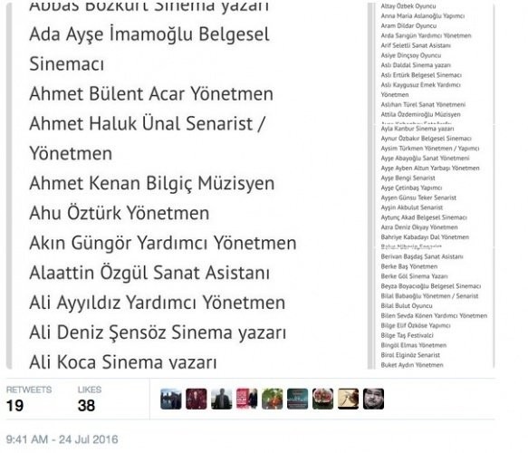 İŞTE FETÖ'CÜ MARKA VE SANATÇILARI!!