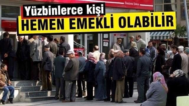 Erken emeklilik fırsatını kaçırmayın!