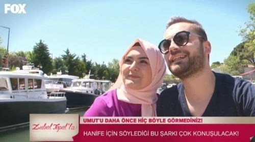 Zuhal topal tatile yolladı! Hanife ile umut'un sarmaş dolaş hallerini vatandaş fotoğrafladı!