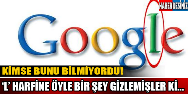 Google logosundaki büyük sır...