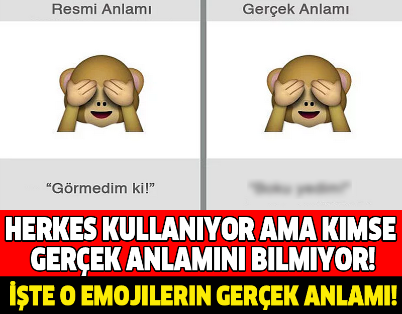 HERKES KULLANIYOR AMA KİMSE GERÇEK ANLAMINI BİLMİYOR!İŞTE O EMOJİLERİN GERÇEK ANLAMI!