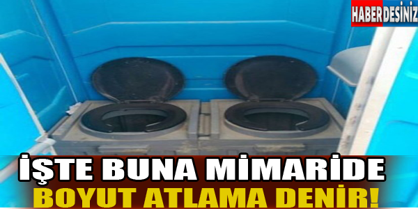 İşte buna mimaride boyut atlama denir!