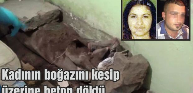 Kan Donduran Çinayet ! Boğazını Kesip Halıya Sardı Üstüne Beton Döktü Ve...