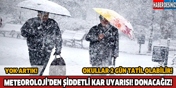 Son Dakika! Pastırma Yazı Bitiyor! Meteoroloji Uyardı! Donacağız...!