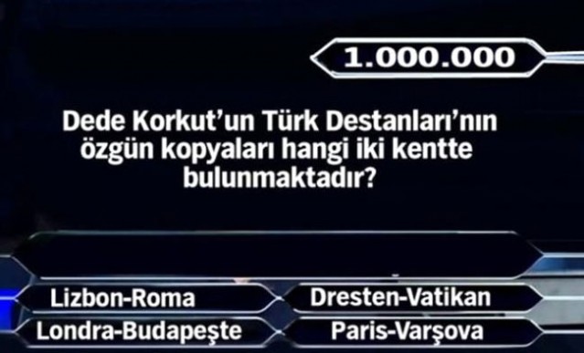 Kimsenin göremediği 1 milyon TL'lik sorular..!