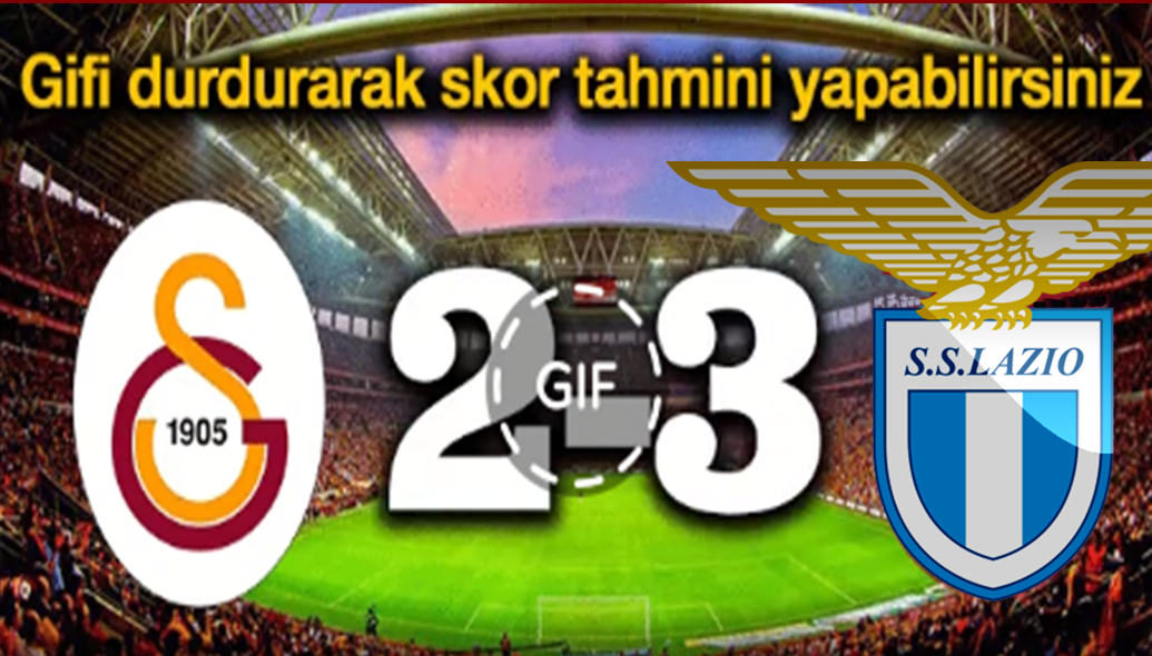 GİFİ DURDURARAK SKOR TAHMİNİ YAPABİLİRSİNİZ!