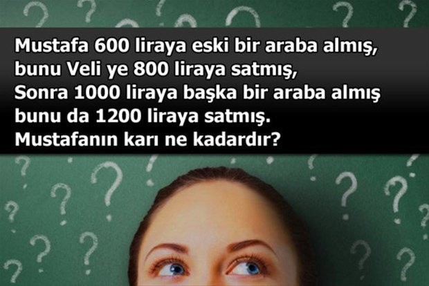 En ilginç mantık soruları