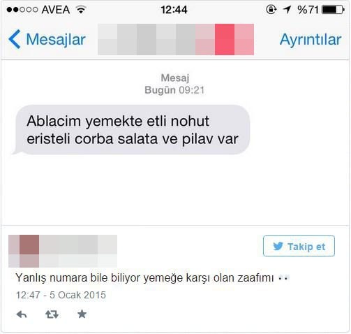 Yanlış numara mesajları,gülmekten kırdı geçirdi!