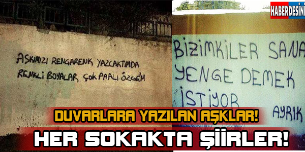 Duvarlara Yazılan Aşklar !