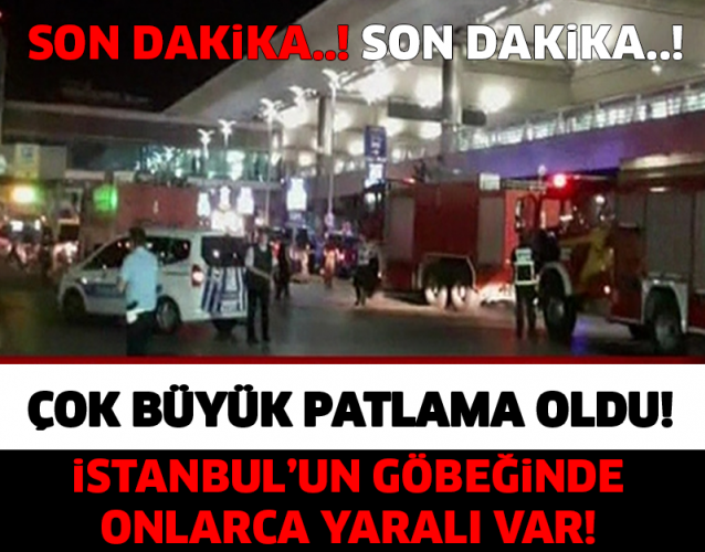 İSTANBULUN GÖBEĞİNDE ONLARCA YARALI VAR! ÇOK BÜYÜK PATLAMA OLDU..!