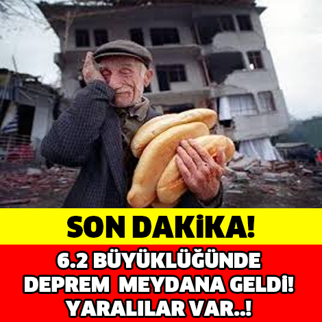 6.2 BÜYÜKLÜĞÜNDE DEPREM MEYDANA GELDİ! SON DAKİKA..!