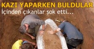 KAZI YAPARKEN BULDULAR İÇİNDEN ÇIKANLAR ŞOK ETTİ..!