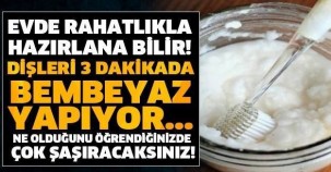 EVDE RAHATLIKLA HAZIRLANA BİLİR! DİŞLERİ 3 DAKİKADA BEMBEYAZ YAPIYOR… NE OLDUĞUNU ÖĞRENDİĞİNİZDE ÇOK ŞAŞIRACAKSINIZ!