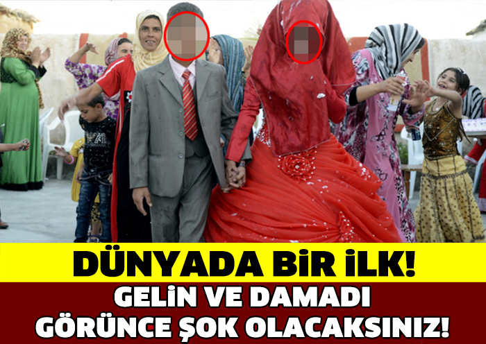 DÜNYADA BİR İLK! GELİN VE DAMADI GÖRÜNCE ŞOK OLACAKSINIZ!