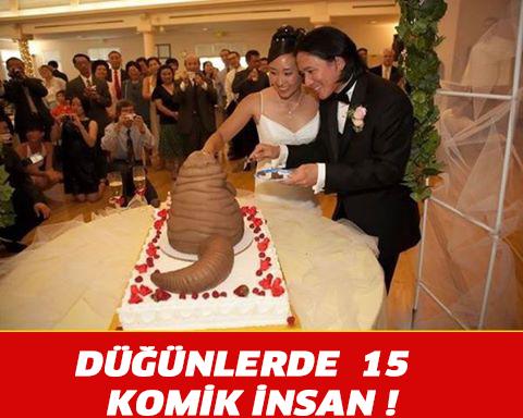 DÜĞÜNLERDE 15 KOMİK İNSAN !