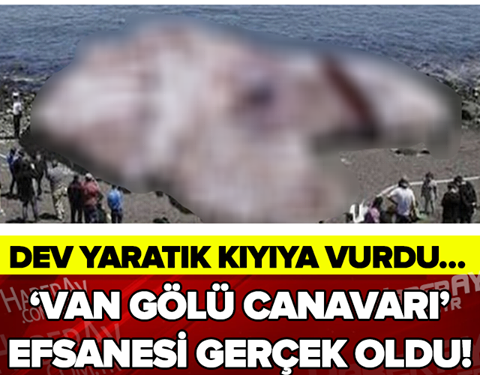 'VAN GÖLÜ CANAVARI' EFSANESİ GERÇEK OLDU!