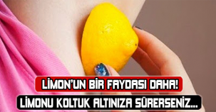 LİMONUN BİR FAYDASI DAHA! DENEYİN MUCİZEYE ŞAHİT OLUN...