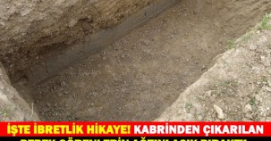 KABRİNDEN ÇIKARILAN BEBEK GÖRENLERİN AĞZINI AÇIK BIRAKTI!