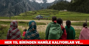 HER YIL BİRİNDEN HAMİLE KALIYORLAR VE...!BURADA KADINLARIN 7 KOCALARI VAR!