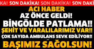 ACI HABER AZ ÖNCE GELDİ!! ŞEHİT VE YARALILAR VAR!!