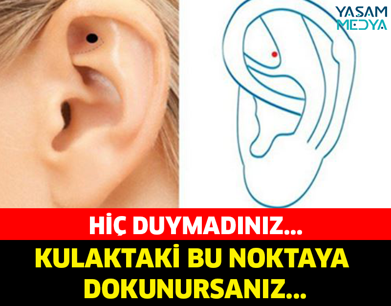 HİÇ DUYMADINIZ! KULAKTAKİ BU NOKTAYA DOKUNURSANIZ...