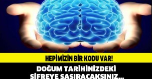 DOĞUM TARİHİNİZDEKİ ŞİFREYE ŞAŞIRACAKSINIZ…!