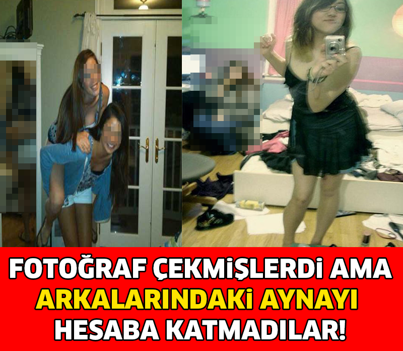 Fotoğraf Çekinmişlerdi ama Aynayı Hesaba Katmadılar!