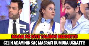 GELİN ADAYININ SAÇ MASRAFI YOK ARTIK DEDİRTTİ!