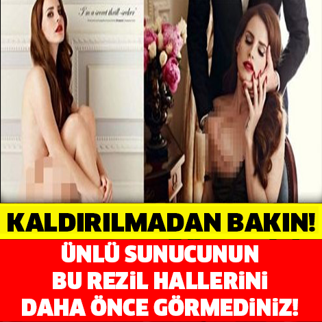 Ünlü Sunucunun Bu Rezil Hallerini Daha Önce Görmediniz!