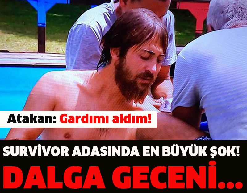 SURVİVOR ADASINDA EN BÜYÜK ŞOK! DALGA GEÇENİ...