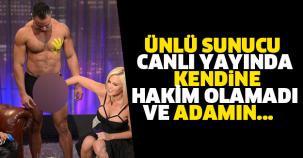 ÜNLÜ SUNUCU CANLI YAYINDA KENDİNE HAKİM OLAMADI VE ADAMIN....