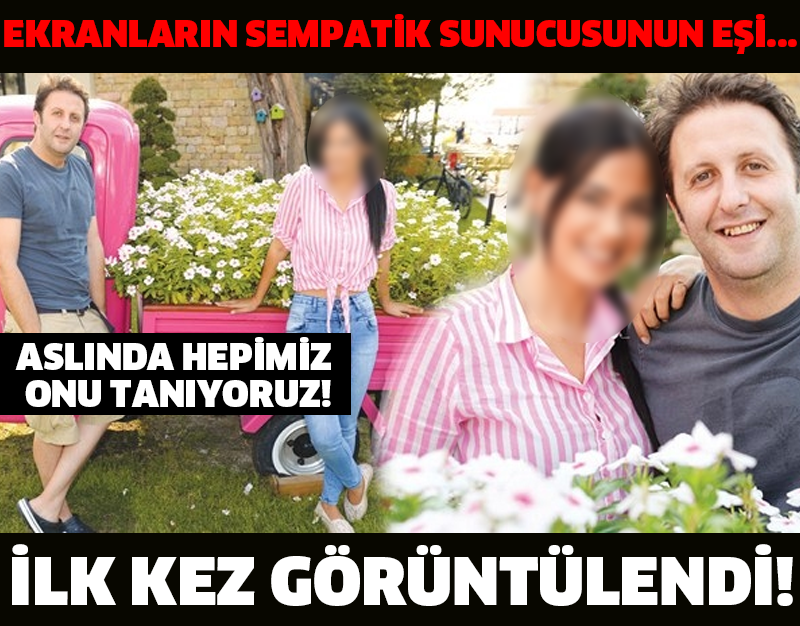 EKRANLARIN SEMPATİK SUNUCUSUNUN EŞİ! İLK KEZ GÖRÜNTÜLENDİ!