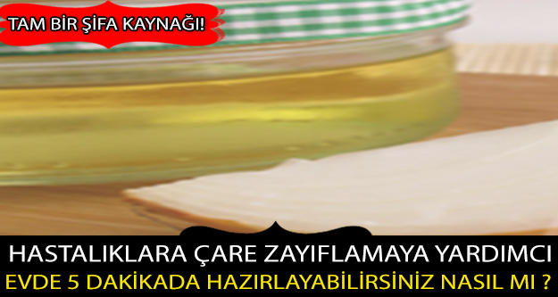 Tam bir şifa kaynağı..