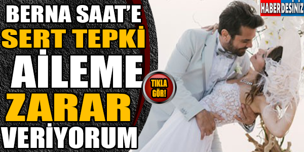 Beren Saat'e sert tepki!