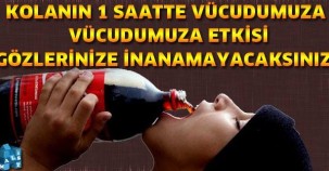 Cola’nın 1 saatte vücuda verdiği müthiş zararlar! Dakika, dakika analiz…