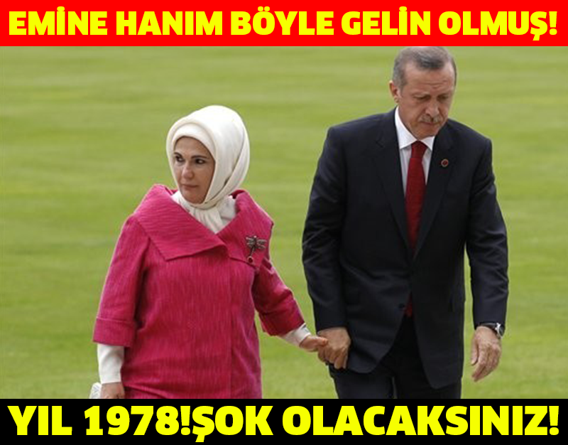 EMİNE HANIM BÖYLE GELİN OLMUŞ! YIL 1978! ŞOK OLACAKSINIZ!