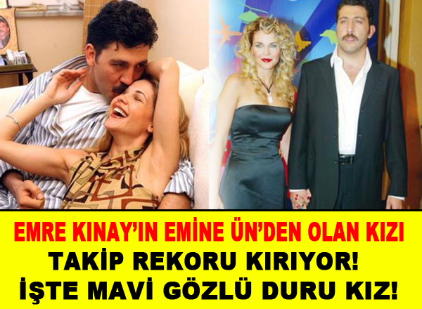 Emre Kınay'ın Kızı Takip Rekoru Kırıyor! İşte Mavi Gözlü Duru Kız..