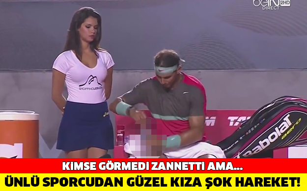 ÜNLÜ SPORCU KİMSE GÖRMEDİ ZANNETTİ AMA... GÜZEL KIZA YAPTIĞINA BAKIN!