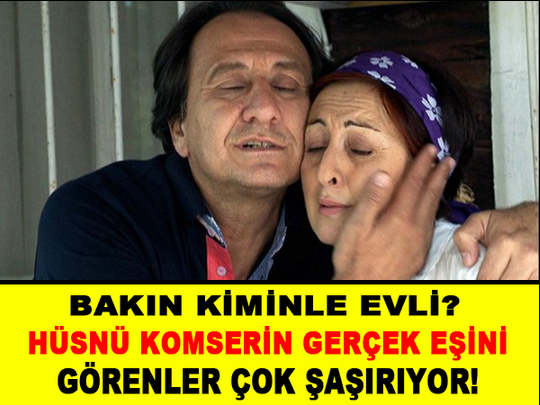 Hüsnü Komserin gerçek eşini görenler çok şaşırıyor! Bakın kiminle evli?