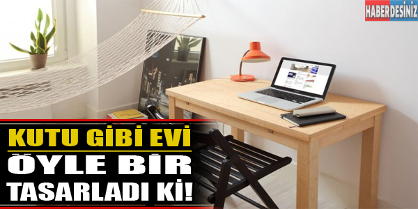 Kutu gibi evi öyle bir tasarladı ki!