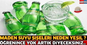 Maden Suyu Şişeleri Neden Yeşil Biliyormuydunuz...