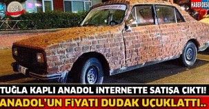 Tuğla Kaplı Anadol Fiyatıyla Dudak Uçuklattı ! İnternette Satışa Çıktı!