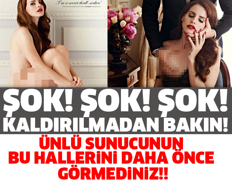 ŞOK! ŞOK! ŞOK! KALDIRILMADAN BAKIN! ÜNLÜ SUNUCUNUN BU HALLERİNİ DAHA ÖNCE GÖRMEDİNİZ!!