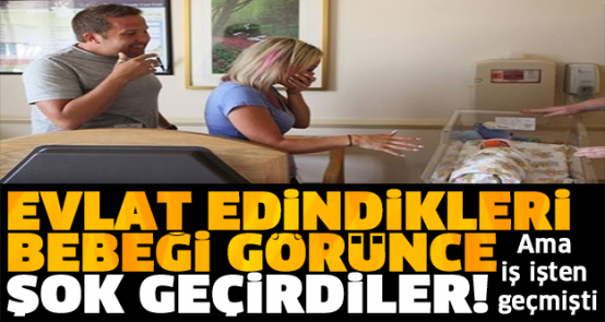 EVLAT EDİNDİKLERİ BEBEĞİ GÖRÜNCE ŞOKE OLDULAR! Artık yapacak bir şey yok!