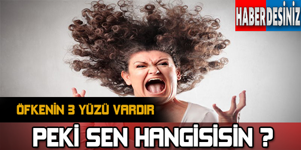 Öfkenin 3 Yüzü Vardır! Peki Sen Hangisisin?